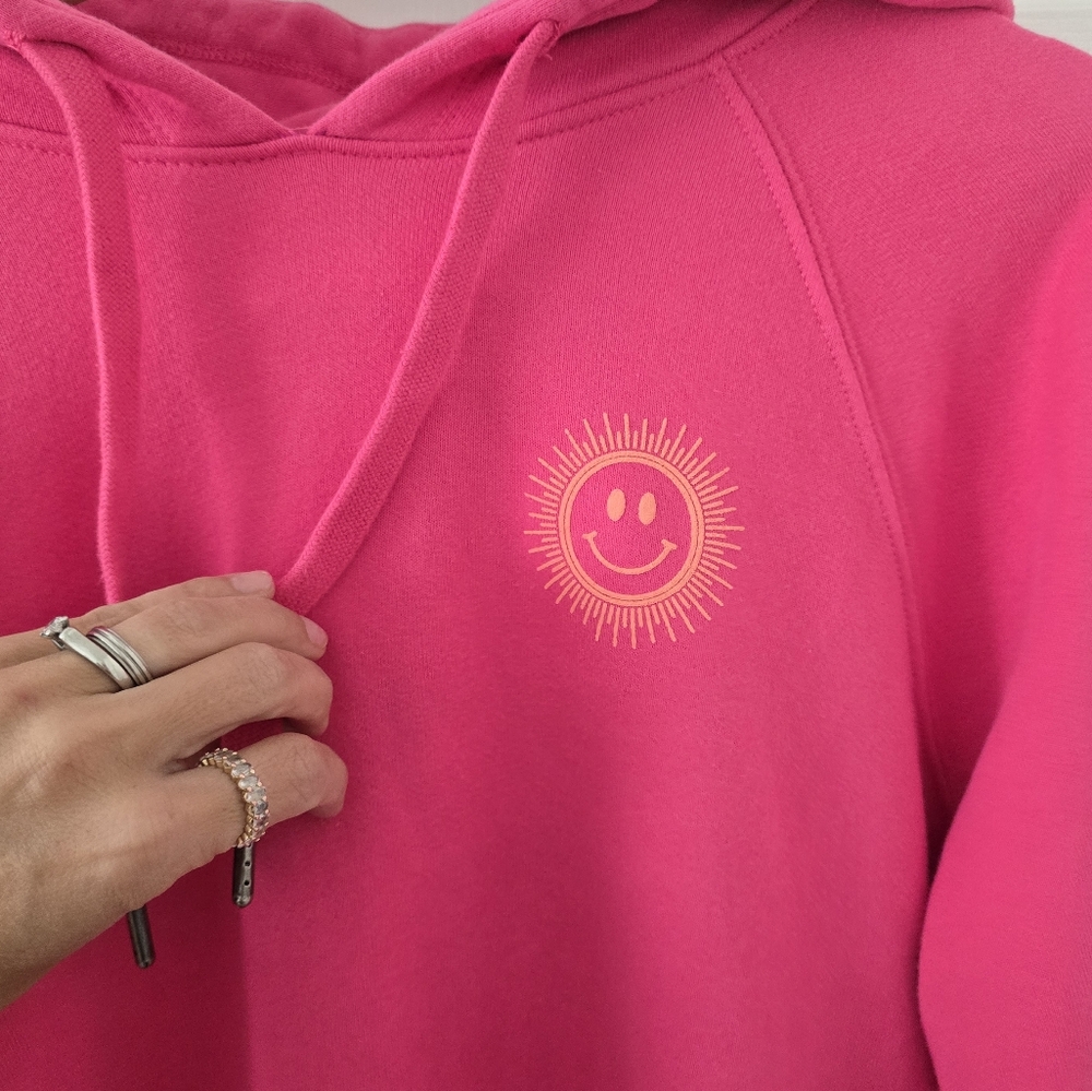 Spiritual Gangster Sun Smiley Harper Hoodie Size L - Picture 8 of 11